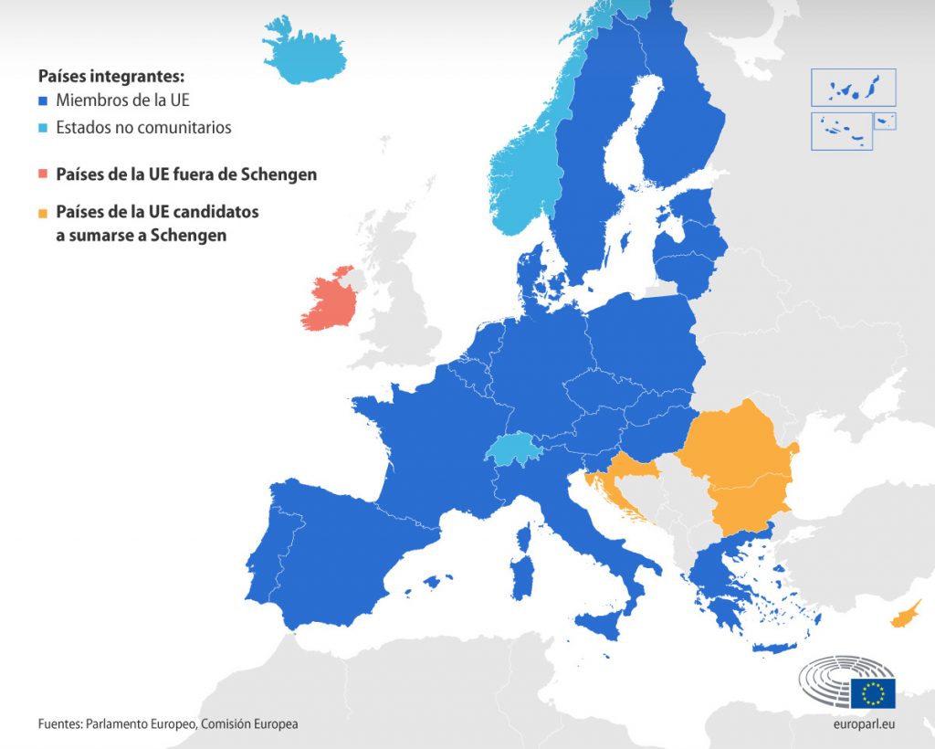 Países Schengen